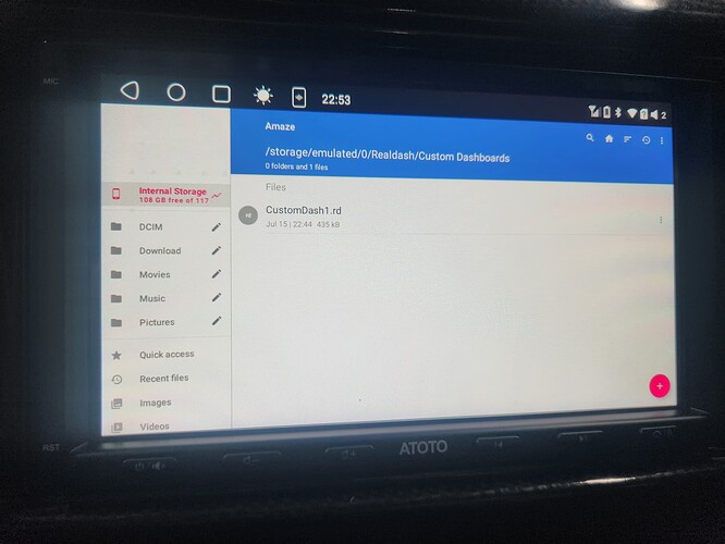 Selecting File to Import