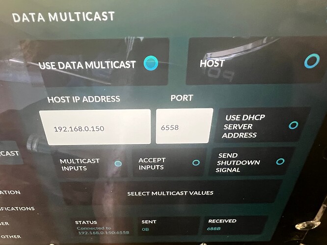 Data multicast sub